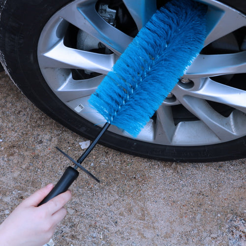 CAR Rim Cleaning Brush Plastic Handle